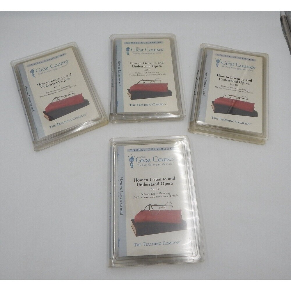 How to Listen and Understand Opera Vol 1-4 Audio CDs  Great Courses